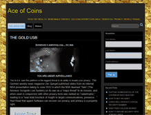 Tablet Screenshot of aceofcoins.com